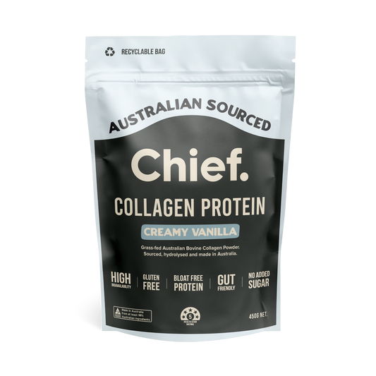 Grass-fed Collagen Protein Powder - Creamy Vanilla (30 serves)
